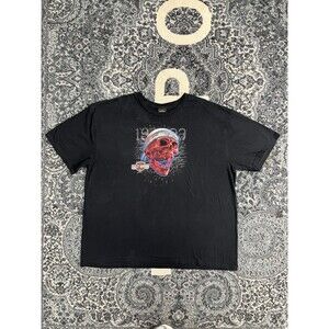 Vintage Harley Davidson Skull Head Tshirt Size 4xL Black
